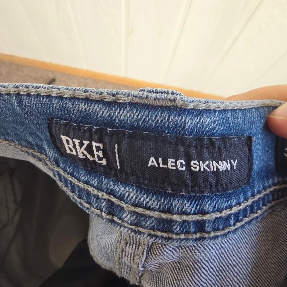 Men's BKE Skinny Fit Denim Jeans - Light Blue, Size 30 X 39